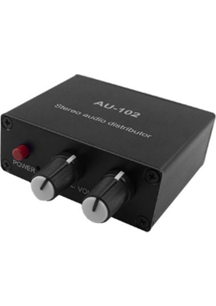 2 Kanal Ses Amplifikatörü 1 Giriş 2 Çıkış 3.5mm Tek Kontrol Stereo Ses Dağıtıcı Ses Ön Amplifikatörü (Yurt Dışından) modelleri