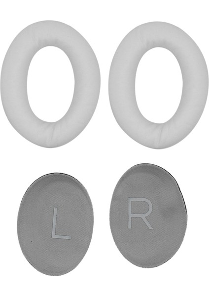 Bose Qc 45 Kulaklık Için 1 Çift Kulaklık Kapakları Kolayca Değiştirilen Kulaklık Koruyucu Kollu Toka Kulak Yastıkları Beyaz (Yurt Dışından)