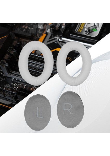 Bose Qc 45 Kulaklık Için 1 Çift Kulaklık Kapakları Kolayca Değiştirilen Kulaklık Koruyucu Kollu Toka Kulak Yastıkları Beyaz (Yurt Dışından) fırsatları