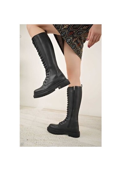 Siyah Cilt Uzun Boy Postal Çizme fiyatları