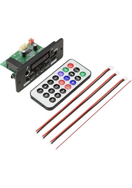 2X25W Ses Amplifikatörü Çalar 12V Mp3 Dekoder Kartı Arama Kaydı Bluetooth 5.0 Uzaktan Kumandalı Araç Mp3 Çalar (Yurt Dışından)