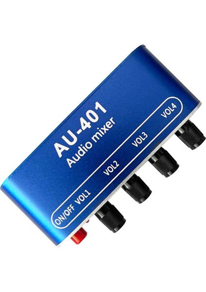 Dc 5V-12V AU-401 Stereo Ses Mikseri 4 Giriş 1 Çıkış Ayrı Ayrı Kontrol Kartı Ses Miksajı Dıy Kulaklık Amplifikatörü (Yurt Dışından)