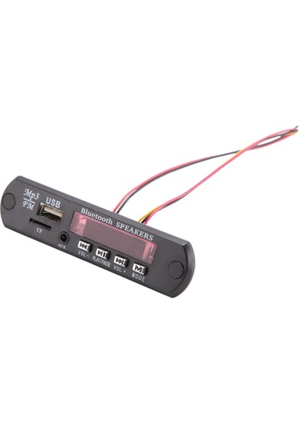 Bluetooth Mp3 5.0 Dekoder Kartı Dc 5V 12V Araba Fm Radyo Modülü Araba Telefonu Için Tf USB Aux Desteği (Yurt Dışından)