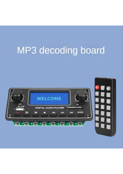 LCD Mp3 Çalar Modülü 28X64 Ekran Bluetooth Dijital Ses Şifre Çözücü Kurulu TDM157 USB Sd Bt Fm Araba Ev Için Amplifikatör (Yurt Dışından)