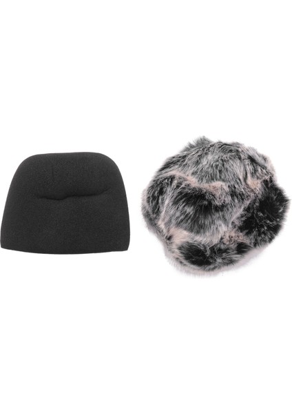 Mavi Yeti Için Mikrofon Kapağı Sünger Mikrofon Ön Cam, Yeti Pro Kondenser Mikrofon (Sünger ve Tüylü Ön Cam, 2 Paket) (Yurt Dışından)