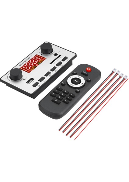 2X40W 80W Amplifikatör Bas Mp3 Çalar Dekoder Kartı Bluetooth Uyumlu 5.0 Araba Fm Radyo Modülü Fm Tf USB Aux Desteği (Yurt Dışından)