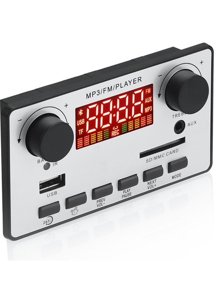 2X40W 80W Amplifikatör Bas Mp3 Çalar Dekoder Kartı Bluetooth Uyumlu 5.0 Araba Fm Radyo Modülü Fm Tf USB Aux Desteği (Yurt Dışından)
