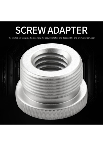 Adet Mikrofon Konu Adaptör Seti 5/8 Dişi - 3/8 Erkek ve 3/8 Dişi - 5/8 Erkek Vida Adaptör Konusu Mikrofon Standı Için (Yurt Dışından)