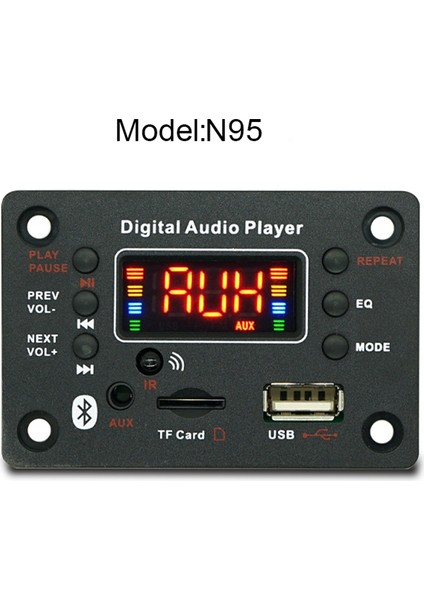 Mp3 Çalar Modülü Bluetooth Uyumlu JQ-N95 Güç Amplifikatörü Dekoder Kurulu Amplifikatör Araba Fm Radyo Modülü (Yurt Dışından)