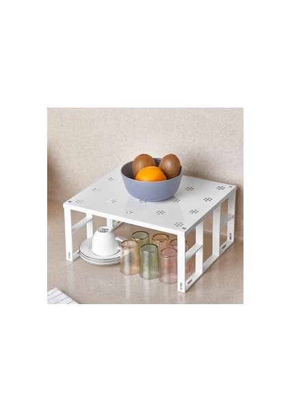 3 Adet Organizers Büyük Dolap Içi Düzenleyici Metal Raf, Bardak Rafı, Düzenleme Rafı modelleri