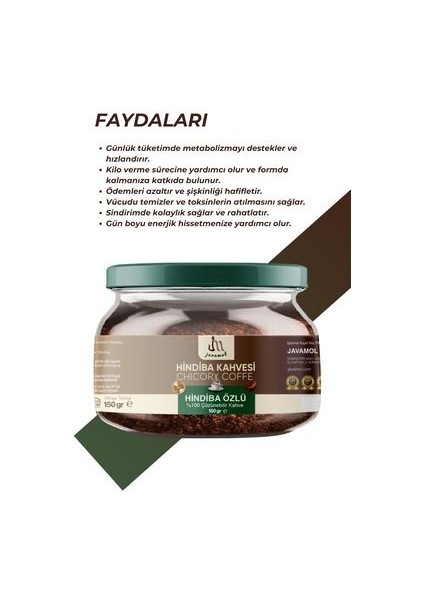 Hindiba Kahvesi Premium Kahve 3'lü Paket 1 Aylık - 60 Kullanım