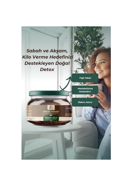 Hindiba Kahvesi Premium Kahve 3'lü Paket 1 Aylık - 60 Kullanım