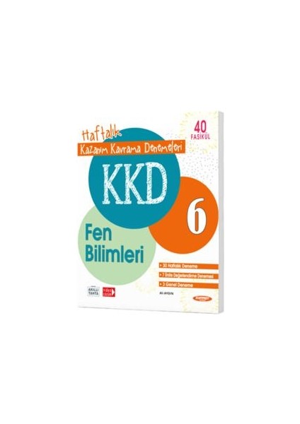 6. Sınıf Fen Bilimleri Haftalık Kazanım Kavrama Denemeleri (42 Fasikül) / 9786258450361