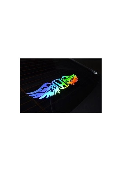 Honda Uyumlu Hologram Kanat Logo Sticker Çıkartma Oto Aksesuar Araba fiyatları