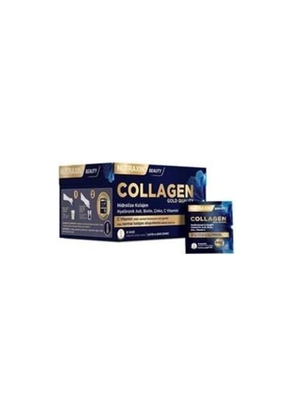 Std Nutraxin Collagen Gold Quauty Takviye Edici Gıda 30 Saşe ( Teklidir )