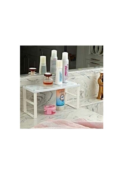 4ADET Dolap Içi Düzenleyici Raf, Bardak Düzenleme Rafı, Makyaj Bakım Dolabı Düzenleyici Raf fiyatları