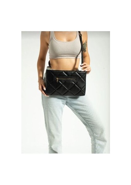 Eflanmoda Sanmorris Siyah Portföy Çapraz Kullanıma Uygun El ve Omuz Çantası fiyatları