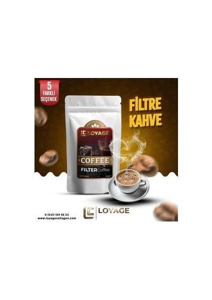 Filtre Kahve Üst Kalite Özel Karışım Toz Filter Coffea 250G