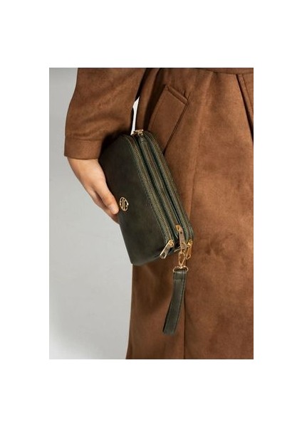 Eflanbutik Sanmorris Yeşil 3 Bölmeli El ve Çapraz Kullanıma Uygun Omuz Çantası modelleri