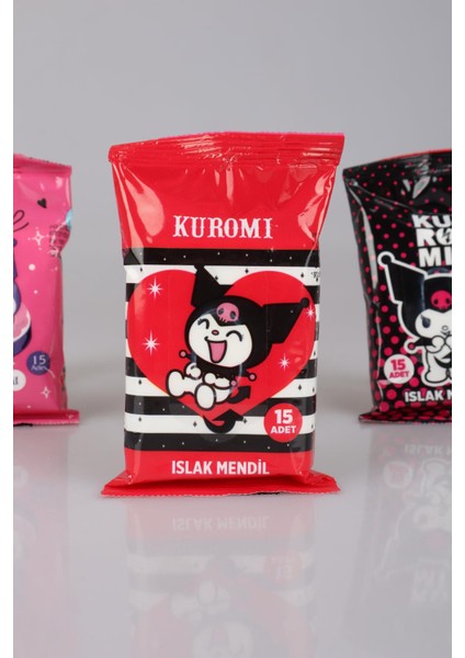Dekomus Ile Yeni Sezon Lisanslı Kuromı "tekli" Islak Mendil