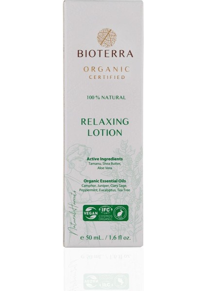 Organik Relaxing Lotion 50ML Rahatlatıcı Losyon