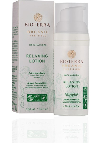 Organik Relaxing Lotion 50ML Rahatlatıcı Losyon
