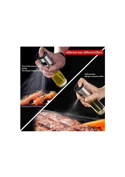 Sprey Cam Şişe Zeytinyağı Sirke Yağ Püskürtücü Yağdanlık 100 ml (4767) - LKM7072-9014