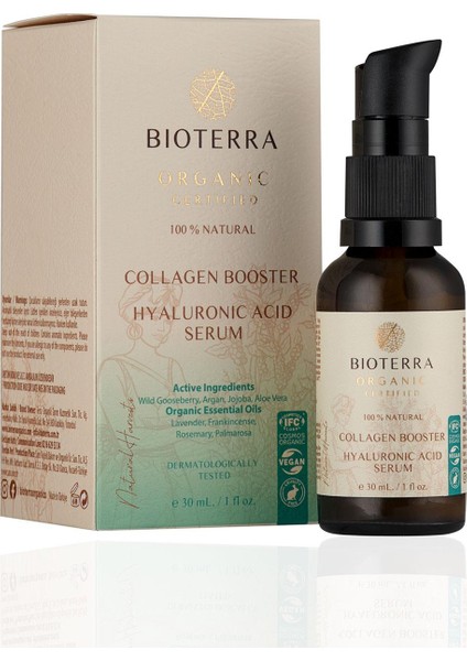 Organik Collagen () Hyaluronic Acid Serumu 30ML