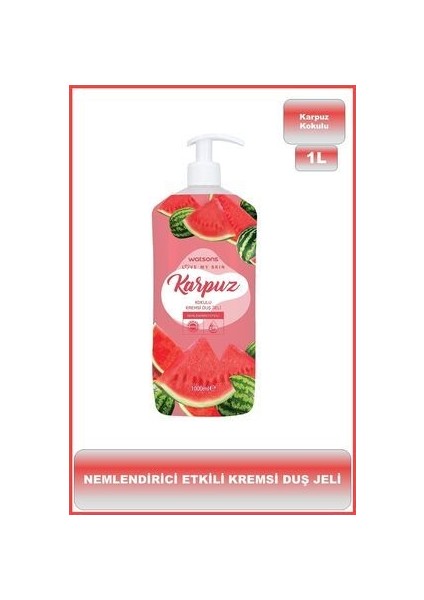 Ciltleri Canlandıran ve Her Duşta Yenilenme Hissi Sağlayan Kremsi Duj Jeli-Karpuz ELEG.381