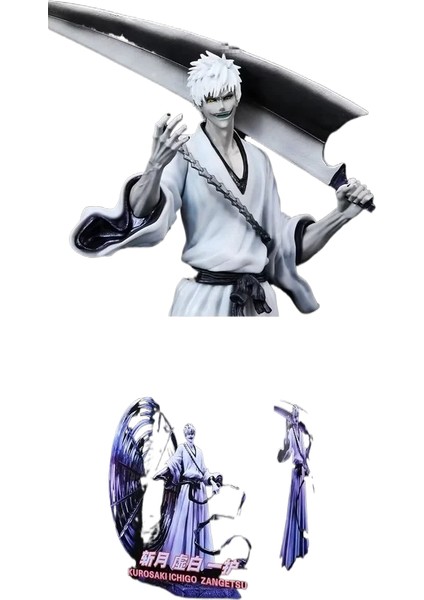 Shinigami Gk Hoba Bin Yıllık Kan Savaşı Dönen Bıçak Beyaz Saç Model Kutulu Figür (Yurt Dışından)