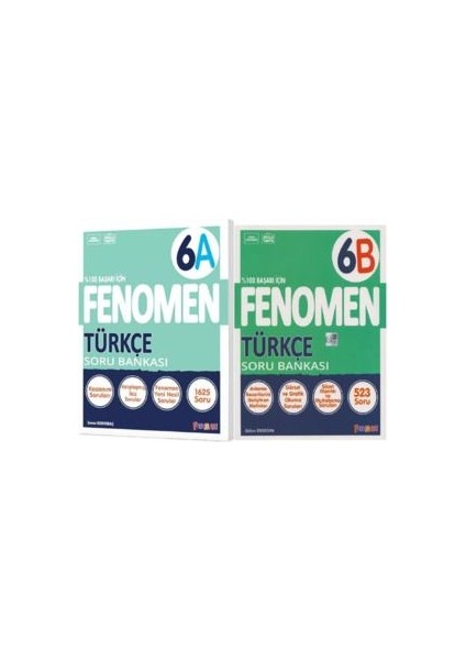 Fenomen Yayınları 6. Sınıf Türkçe Seti