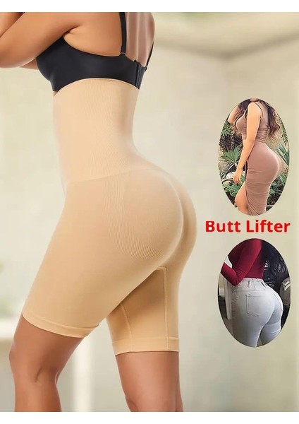 2 Beden Toparlayıcı Göbek,bel, Basen, Kalça Toparlayıcı Seamless Korse Şort