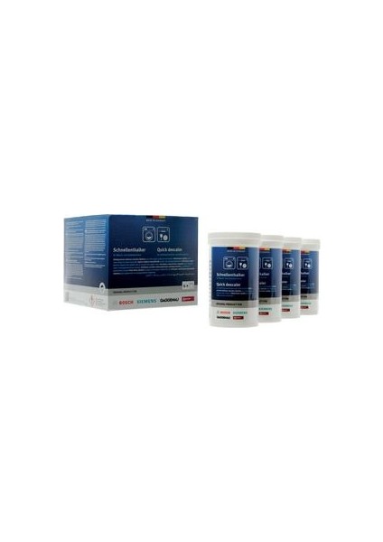 Hijyen Çamaşır ve Bulaşık Makineleri Için Kireç Çözücü (4'lü Ekonomik Paket)