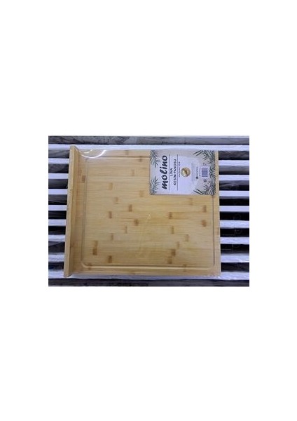 Tezgah Üstü Bambu Kesme Tahtası 45X38X4