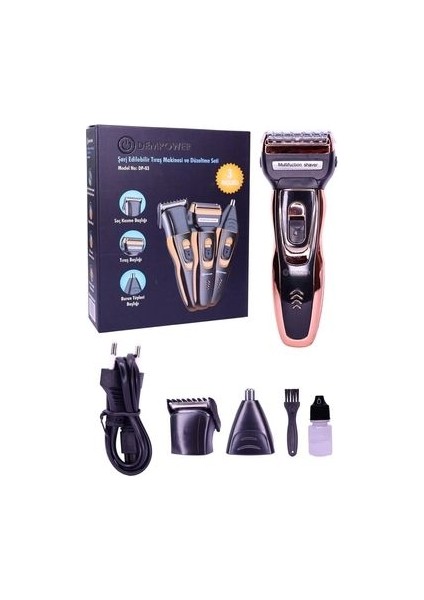 Dempower 3 Başlıklı Traş Makinesi
