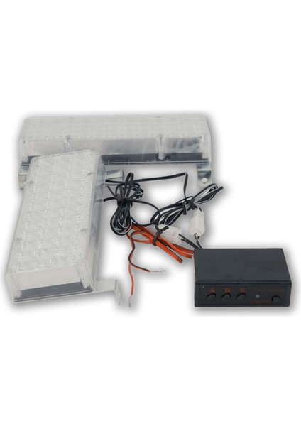 3 Modlu 48 Ledli 2 Adet Beyaz Çakar Lamba Resmi Kurtarma Araç ve Offroad ile Uyumlu modelleri