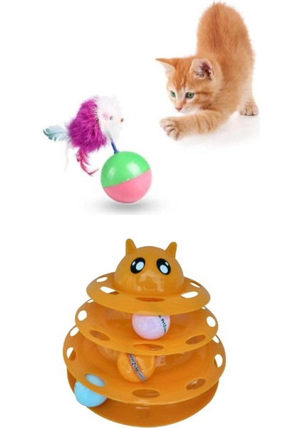 Kedi Oyun ve Çelik Mama Kabı,hazneli Kedi Kumu Küreği Seti 5 Li indirimleri