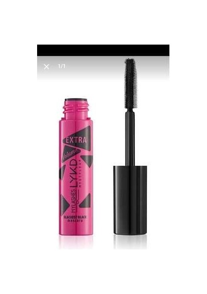 Lykd Extra Blackest Black Maskara - Ekstra Hacim Veren Yoğun Siyah Maskara