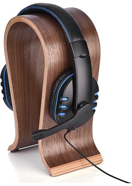 Şeklinde Kulaklık Standı, Ahşap Kulaklık Kulaklık Tutucu Askısı Masa Kulaklık Sergileme Raf Rafı, Kulak Üstü Kulaklıklar Için (Yurt Dışından) fırsatları