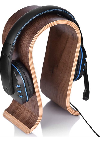 Şeklinde Kulaklık Standı, Ahşap Kulaklık Kulaklık Tutucu Askısı Masa Kulaklık Sergileme Raf Rafı, Kulak Üstü Kulaklıklar Için (Yurt Dışından) indirimleri