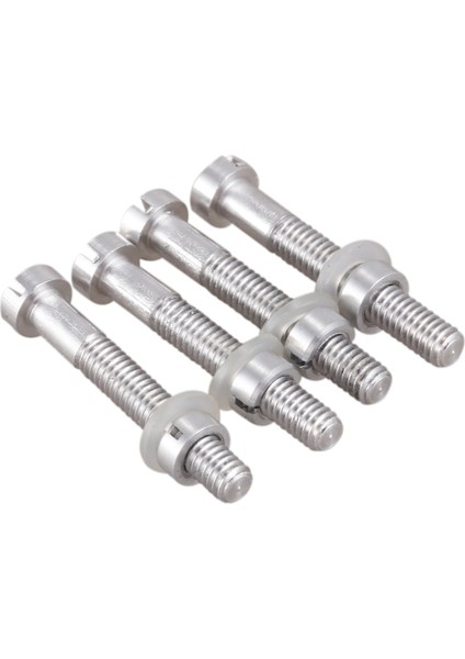 Adet M2.5X18.5MM Pikap Fonograf Vidaları, Donanım Yedek Headshells Kartuş Stylus Montaj Vinil Lp Plak Çalar (Yurt Dışından)