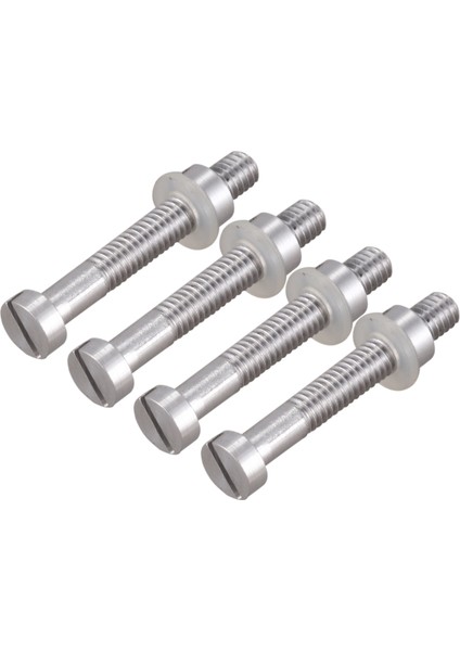 Adet M2.5X18.5MM Pikap Fonograf Vidaları, Donanım Yedek Headshells Kartuş Stylus Montaj Vinil Lp Plak Çalar (Yurt Dışından)