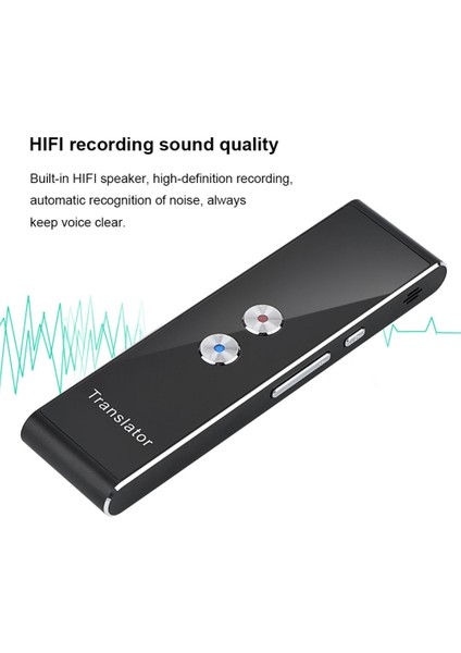 T8 Ses Tercüman 40 Dil Çoklu Dil Anında Çeviri Mini Kablosuz 2 Yollu Gerçek Zamanlı Tercüman Bluetooth (Yurt Dışından) fiyatları