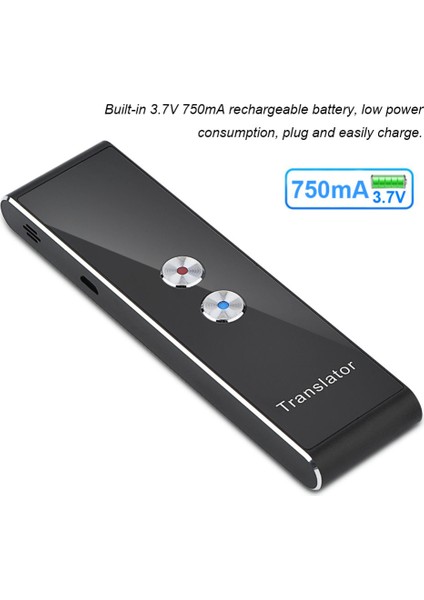 T8 Ses Tercüman 40 Dil Çoklu Dil Anında Çeviri Mini Kablosuz 2 Yollu Gerçek Zamanlı Tercüman Bluetooth (Yurt Dışından) modelleri