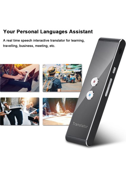 T8 Ses Tercüman 40 Dil Çoklu Dil Anında Çeviri Mini Kablosuz 2 Yollu Gerçek Zamanlı Tercüman Bluetooth (Yurt Dışından) indirimleri