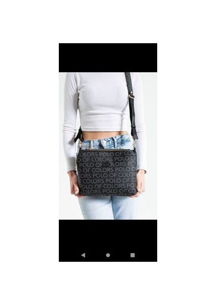 Polo Of Colors Siyah Çok Bölmeli Çapraz Kullanımına Uygun Çanta