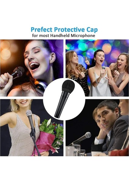 400PCS Tek Kullanımlık Mikrofon Kapakları, Konferanslar, Konserler, Kayıt Odası, Ktv Için Dokunmamış Tek Kullanımlık Mikrofon Kapakları (Yurt Dışından)