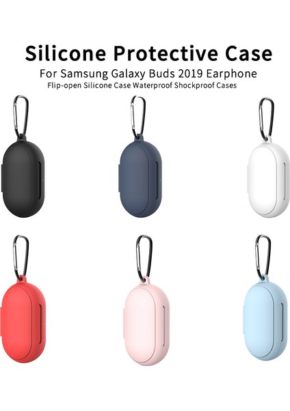 Samsung Galaxy Buds 2019 Kulaklık Için Kırmızı Silikon Koruyucu Kılıf Açılır Kılıf Su Geçirmez Darbeye Dayanıklı Kılıflar (Yurt Dışından) fiyatları