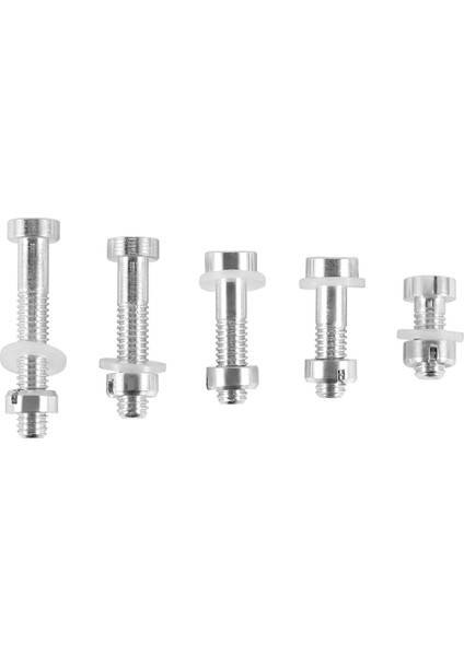 5 Adet M2.5 Vidalar Cıvata Somun Yıkayıcılar Seti Pikap Headshell Kartuş Stylus Montaj Vinil Lp Plak Çalar (Yurt Dışından)