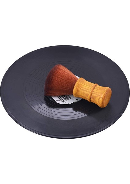 Pikap Vinil Kayıt Lp Temizleme Anti-Statik Fırça Temizleyici CD Longplay Oynatıcı Temizleyici Ahşap Saplı Fırça Tozu (Yurt Dışından)